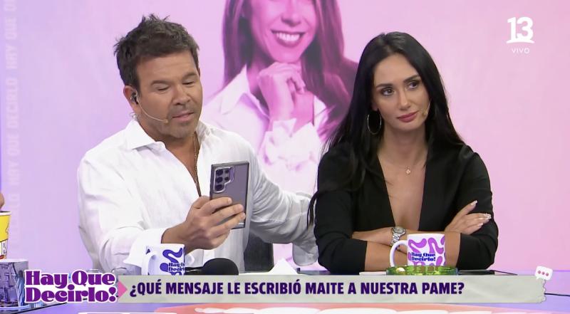 Pamela Díaz revela el mensaje que recibió de Maite Orsini.