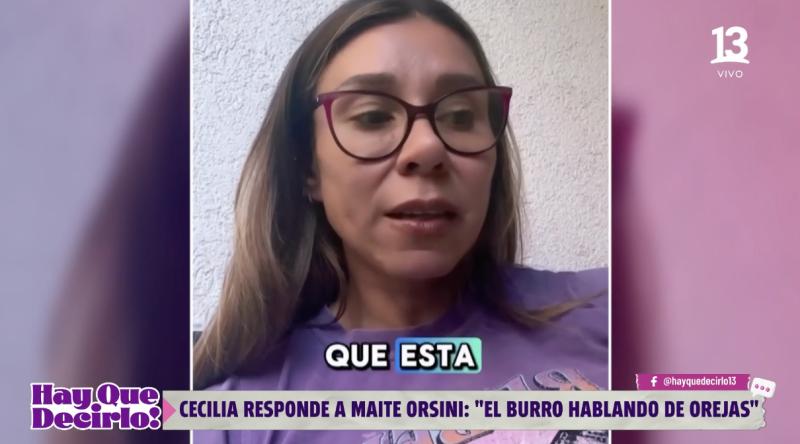 Cecilia Gutiérrez reflota los mensajes entre Maite Orsini y Millaray Viera.