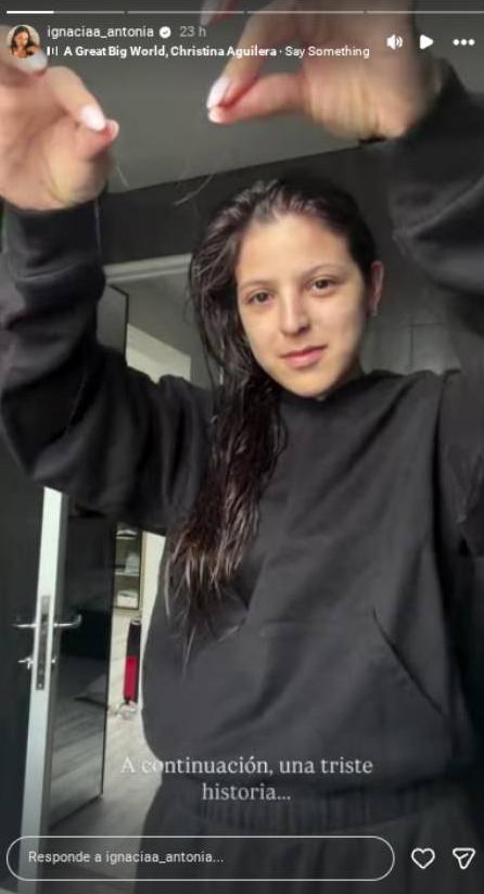 Ignacia Antonia muestra cuánto pelo está perdiendo | Instagram