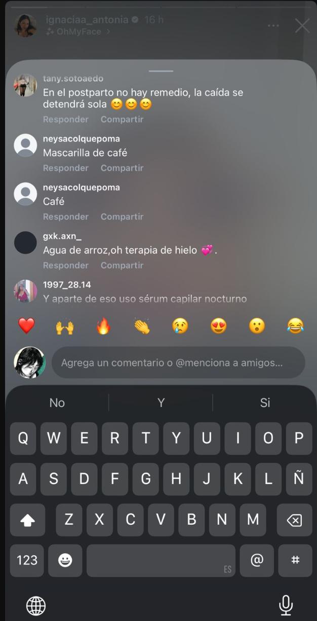 Algunos de los comentarios que recibió Ignacia Antonia | Instagram