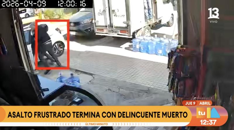 Robo frustrado en Pedro Aguirre Cerda termina con un delincuente muerto.