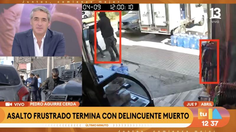 Robo frustrado en Pedro Aguirre Cerda termina con un delincuente muerto.