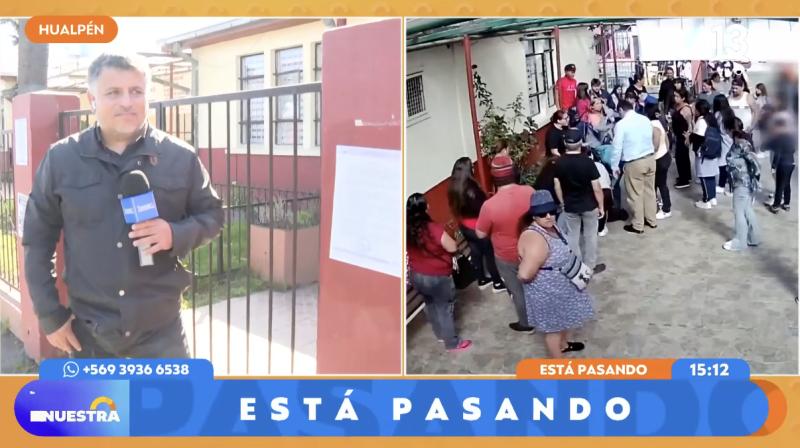 Hualpén: apoderado llega con arma de fuego y golpea a otra apoderada.