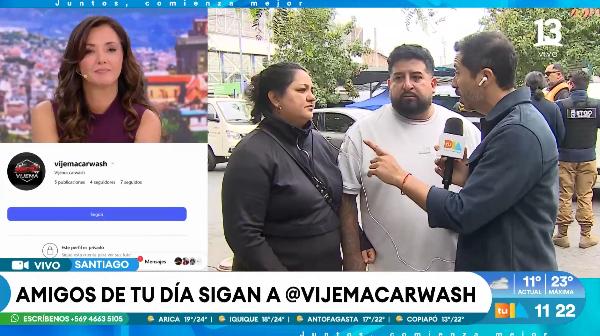 El lindo gesto del equipo de Tu Día con hombre multado.