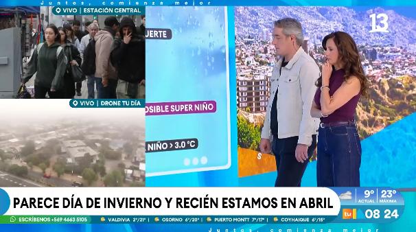 Michelle Adam anticipa un invierno lluvioso.