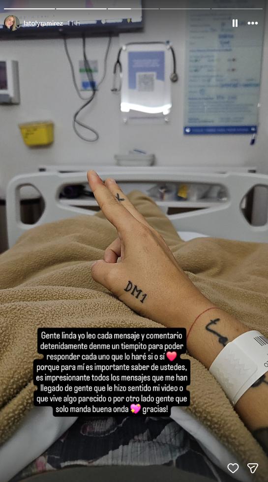 Hija de Gonzalo Ramírez actualiza su estado de salud | Instagram