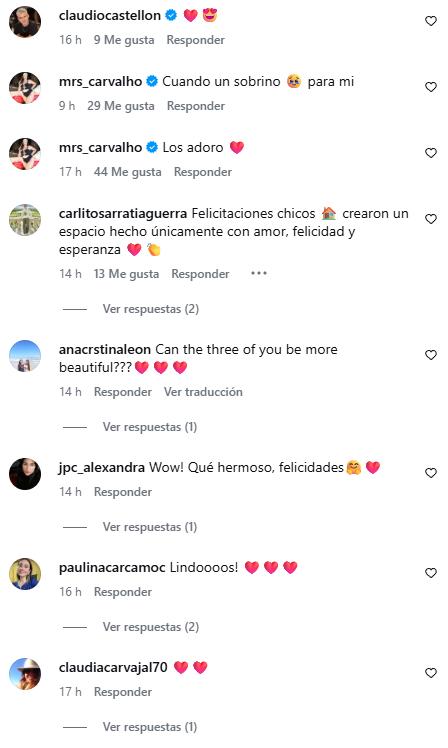 Reacciones al importante anuncio de la pareja | Instagram