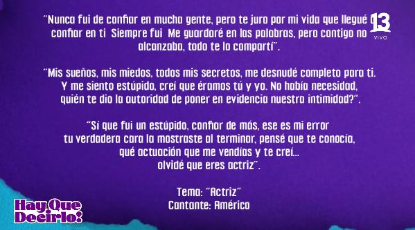 La nueva canción de Américo que apunta a Yamila Reyna y que indignó a Cecilia Gutiérrez.