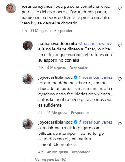 Nuevas declaraciones de Joyce Castiblanco contra Óscar Garcés | Instagram