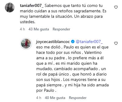 Nuevas declaraciones de Joyce Castiblanco contra Óscar Garcés | Instagram