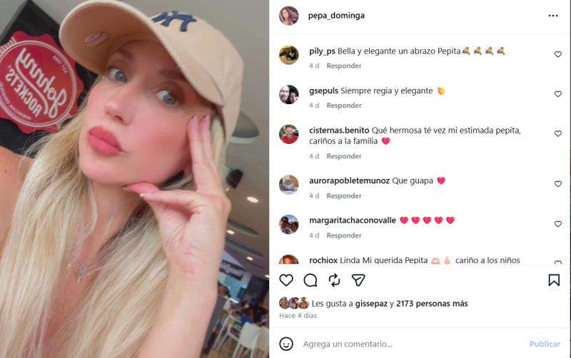 Comentarios que recibió "Pepa", esposa de Américo - Instagram
