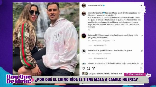 Reflotan el conflicto de Marcelo Ríos y Camilo Huerta.