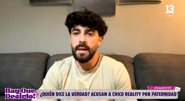 Josué Bernal se refiere a mujer que lo señala como padre de su hijo.