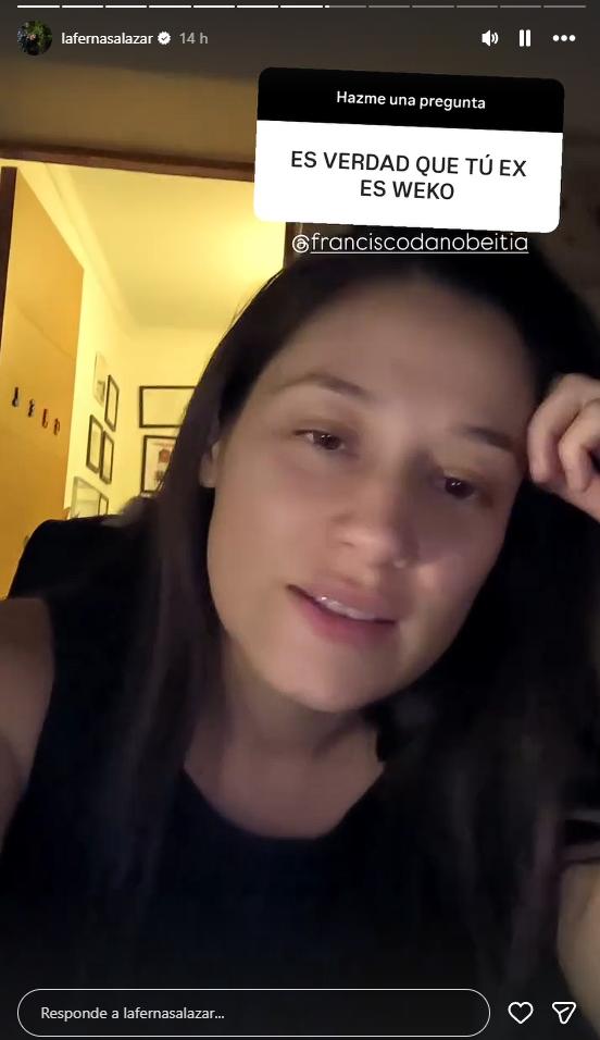 Fernanda Salazar responde íntima pregunta sobre Francisco Dañobeitia | Instagram