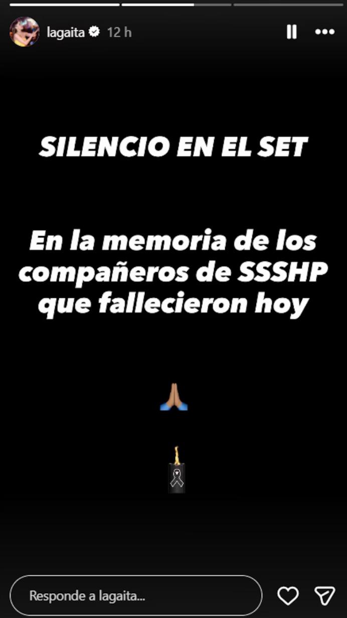 Actriz Carolina Gaitán por muerte de dos compañeros de equipo de Sin senos sí hay paraíso | Instagram