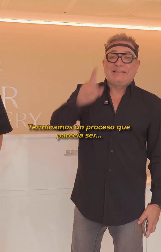 Luis Jara muestra procedimiento de injerto capilar | Instagram