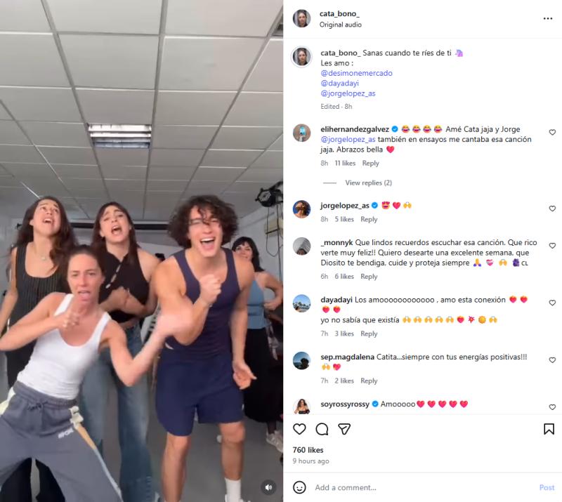 Cata Bono en Instagram