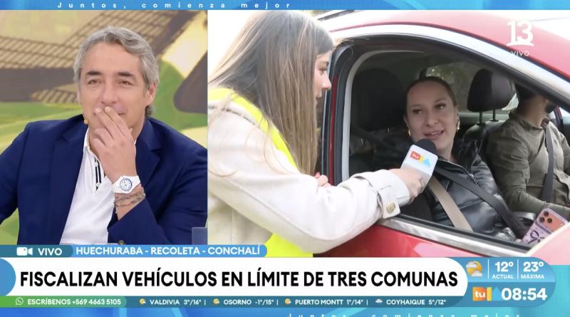 José Luis Repenning recibe parte de matrimonio en vivo.