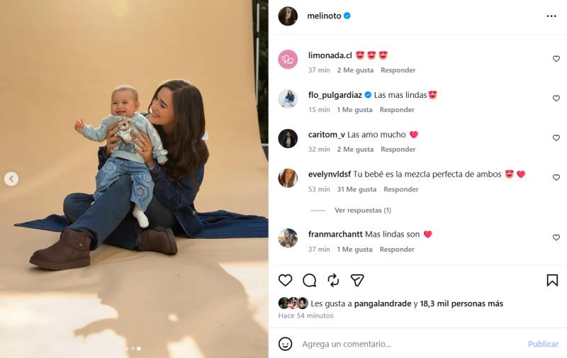 Hija de Melina Noto y Pangal Andrade cumplió 6 meses - Créditos: Instagram