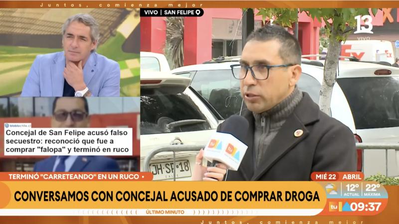 José Luis Repenning se enfrenta a concejal de San Felipe.
