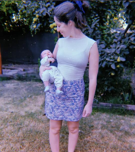 Fernanda Salazar junto a su hijo Milo | Instagram