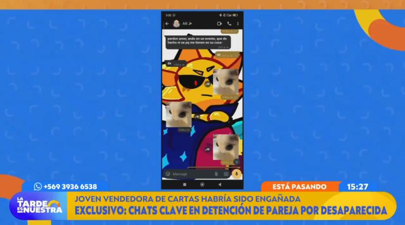 Chats clave en la desaparición de joven que vendía cartas Pokémon