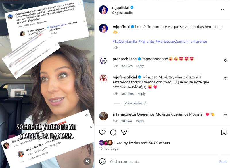 María José Quintanilla | Instagram