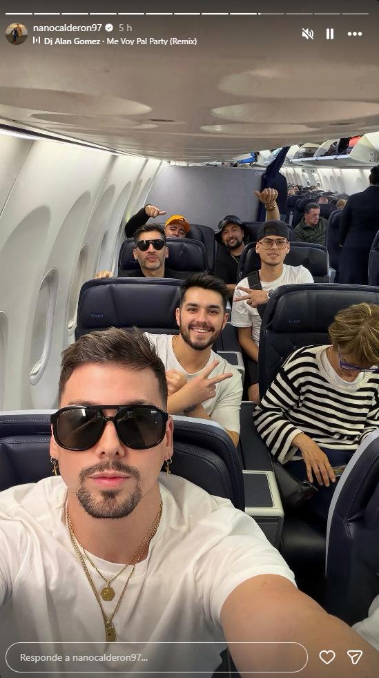 Nano Calderón comparte fotos de su viaje junto con amigos | Instagram