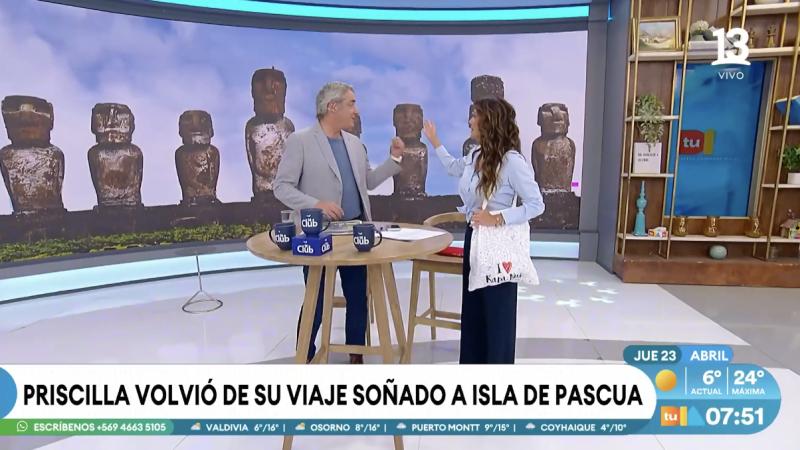 El especial regalo de Priscilla Vargas a José Luis Repenning.