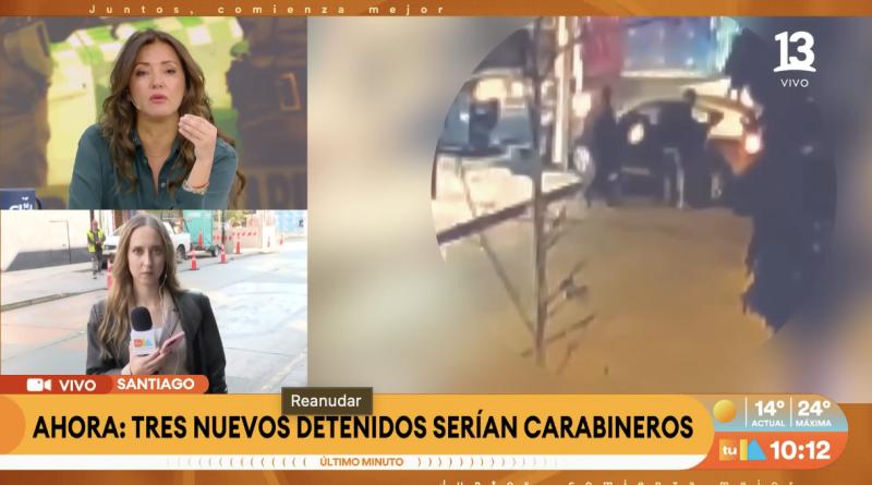 Priscilla Vargas reacciona indignada tras detención de dos carabineros más por accidente en Santiago Centro.