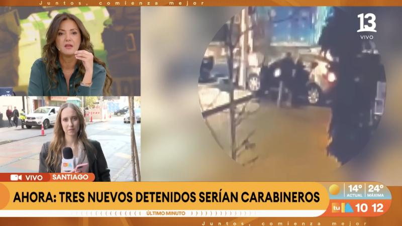 Priscilla Vargas reacciona indignada tras detención de dos carabineros más por accidente en Santiago Centro.