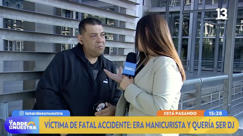 Padre de carabinero ya le contó a su hijo que persona falleció.