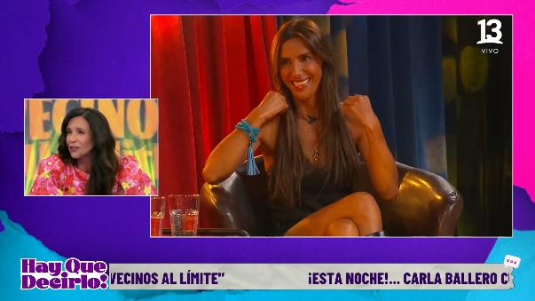 Karla Constant se emociona al entrevistar a Carla Ballero.