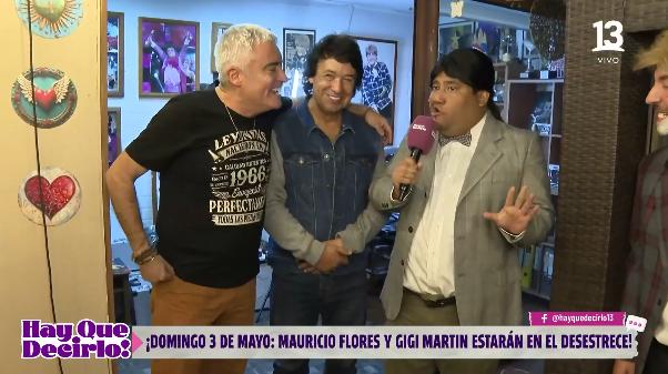 Mauricio Flores y Gigi Martin son los nuevos invitados en El desestrece.