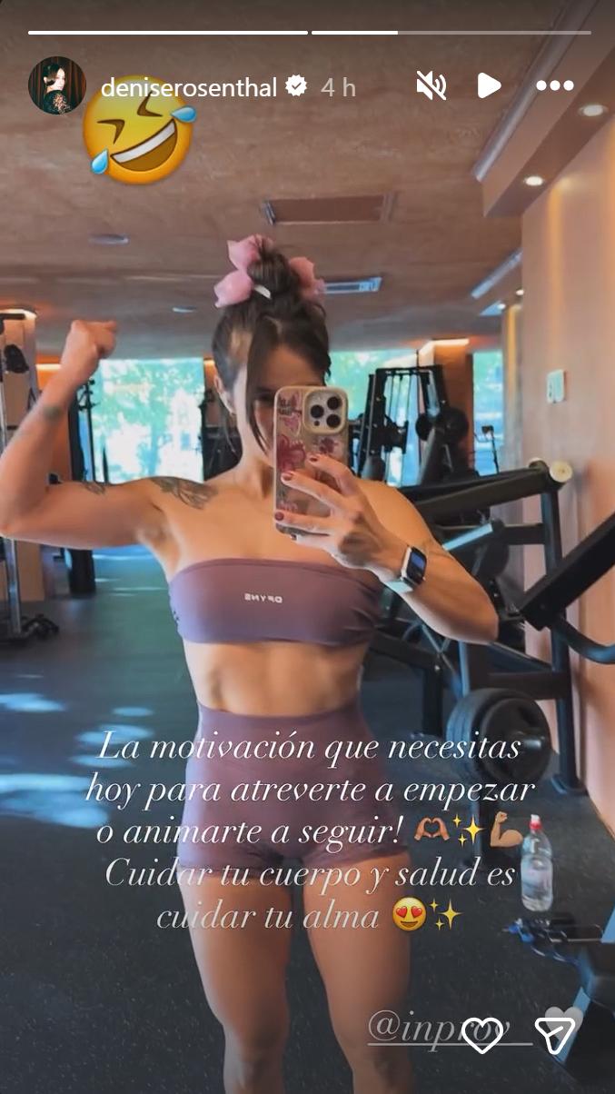 Denise Rosenthal muestra su cambio físico | Instagram