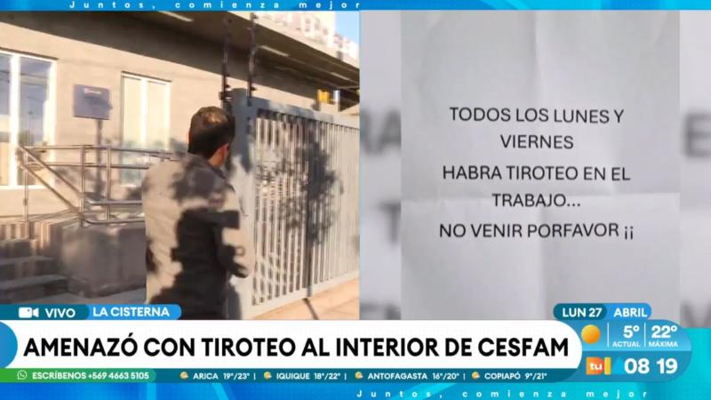 El anuncio de tiroteo en Cesfam de La Cisterna que indignó a José Luis Repenning