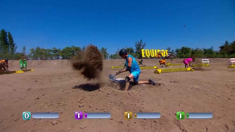 Competencia por equipos en Vecinos al límite