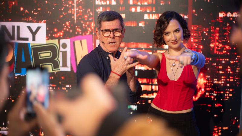 Marcelo Comparini y Shirel en Only Comparini. Créditos: 13C