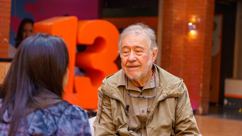 Francisco Gedda en Canal 13. Créditos: 13C.