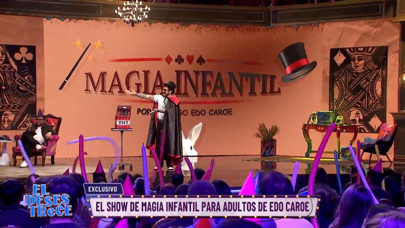 El show de magia de Edo Caroe en El Desestrece - Canal 13