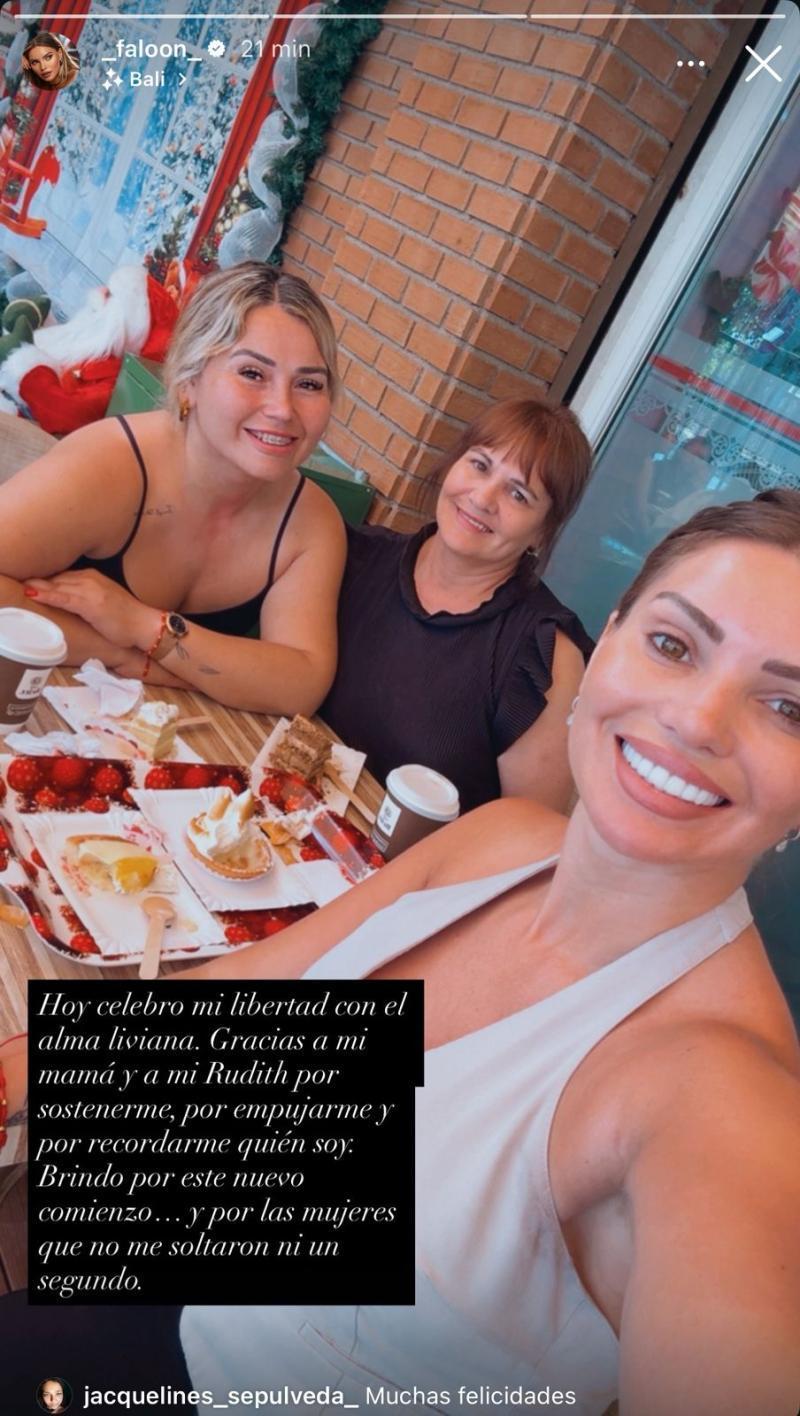 Faloon celebró su divorcio de Pineda | Instagram