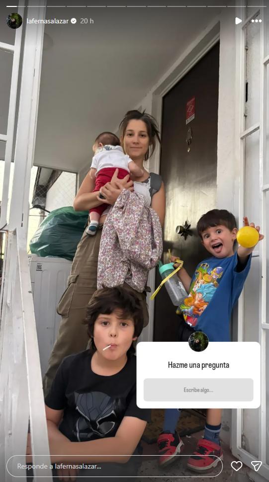 Fernanda Salazar explica buena relación familiar | Instagram