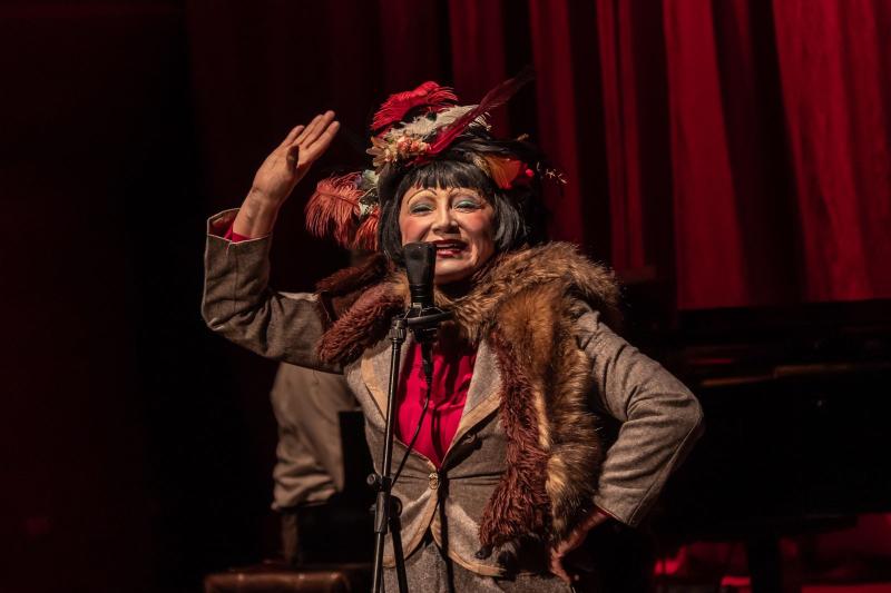 Ximena Rivas como La Desideria. Créditos: Teatro Camino.