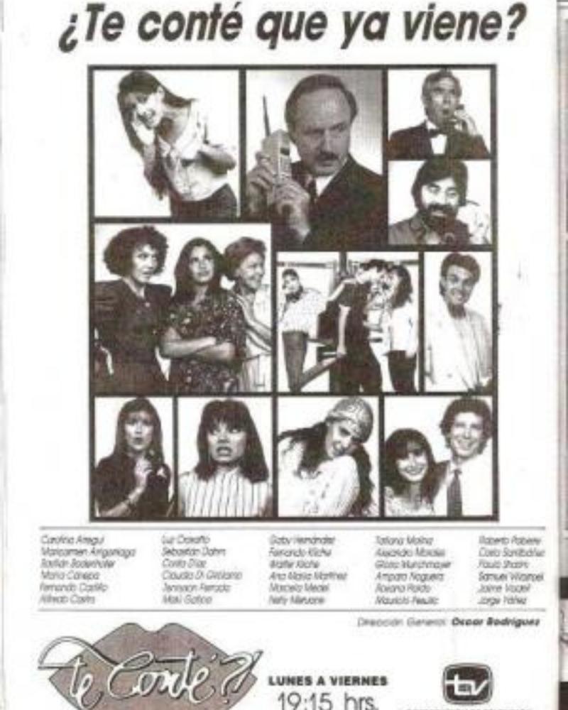 Han pasado 36 años del estreno de la teleserie ¿Te conté? (1990)