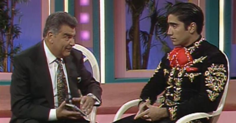 Alejandro Fernández visitó el programa Don Francisco en dos ocasiones