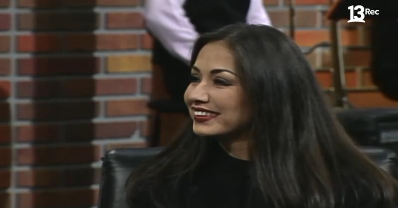 La cantante Ana Gabriel conversó con Juan Guillermo Vivado en Noche de Ronda (1997)