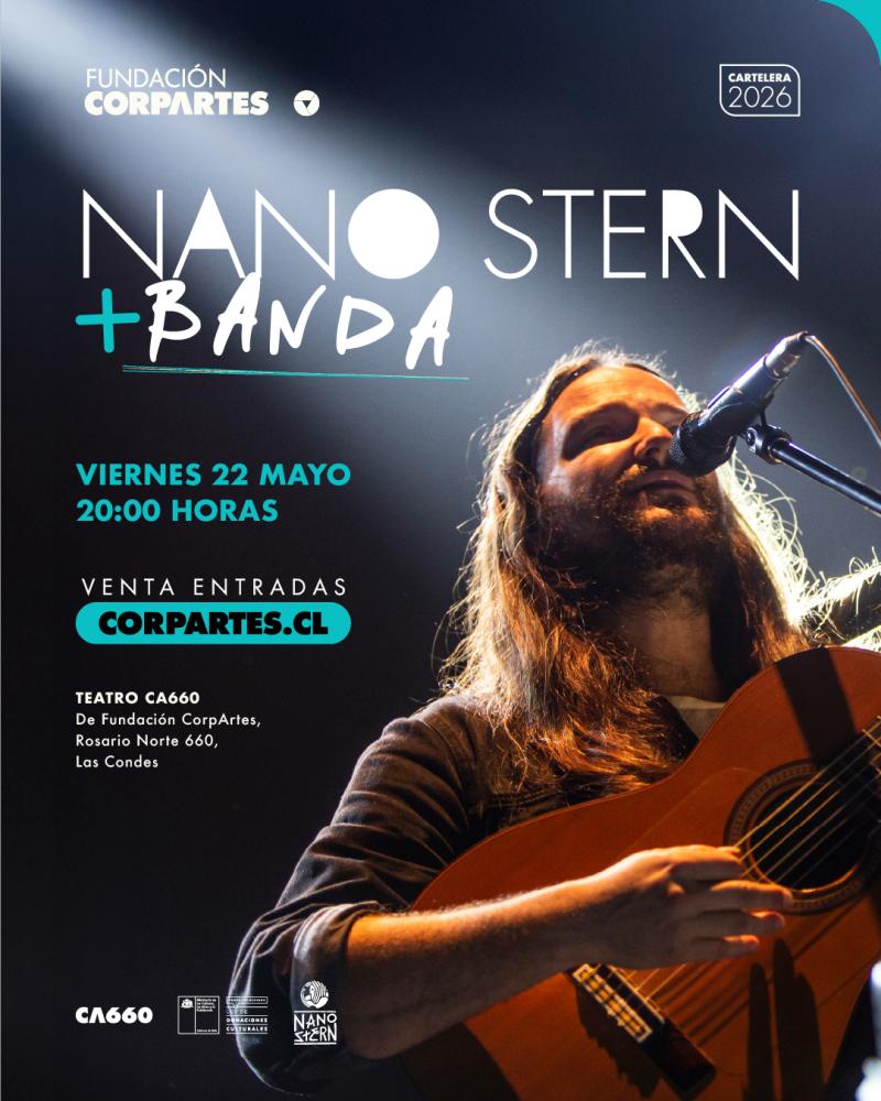 Nano Stern en concierto. Créditos: Fundación CorpArtes.