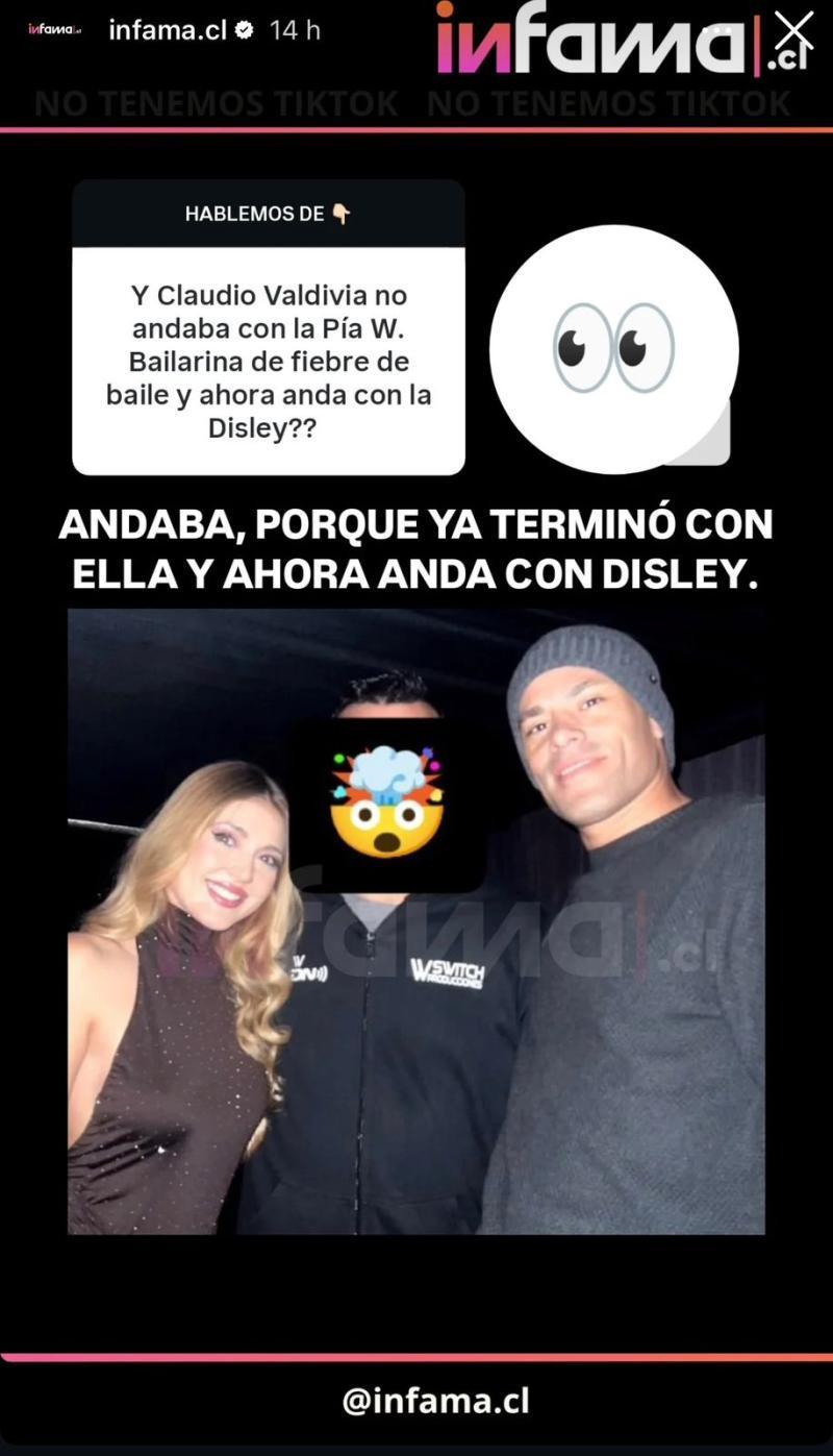 Disley animó la Fiesta de la Vendimia en el sur y fue acompañada por Claudio Valdivia | Infama Instagram