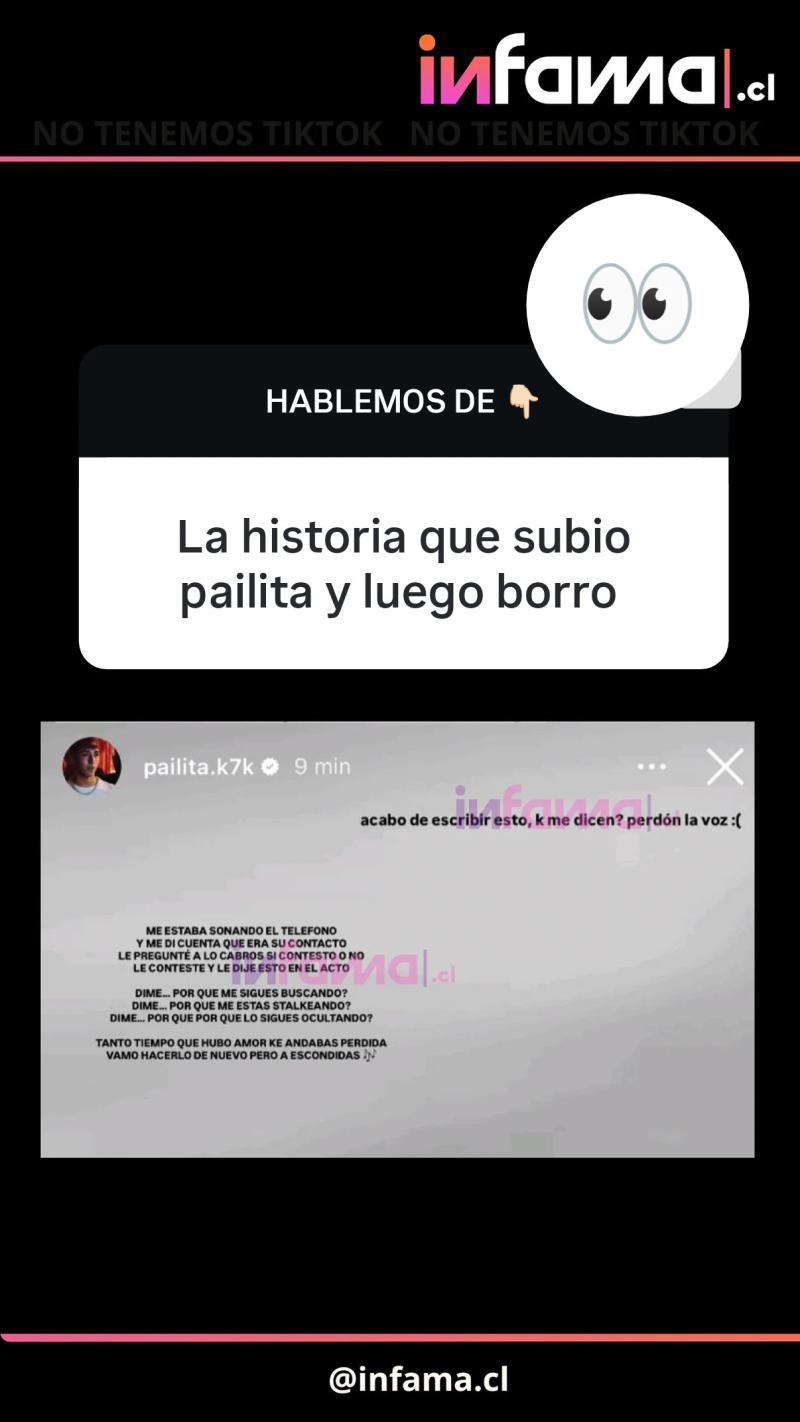 Historia borrada de Pailita - Créditos: Infama
