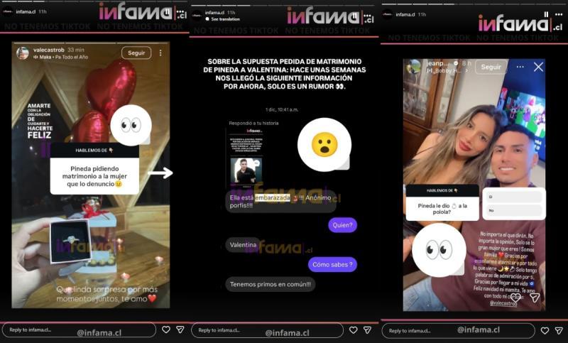 Jean Paul Pineda y Valentina Castro - Créditos: Infama